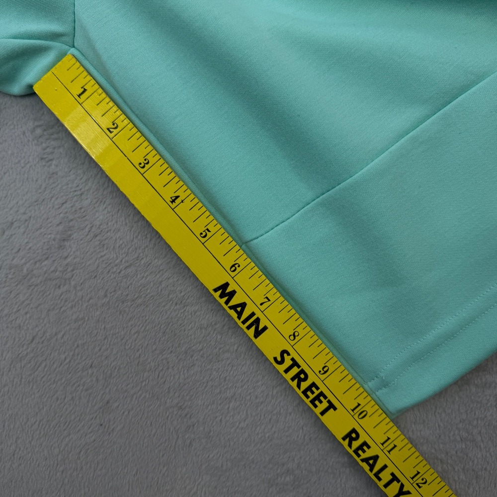 True Born Knit Shorts Mens XL Mint Green Zipper Pockets Drawstring Active - Picture 5 of 7
